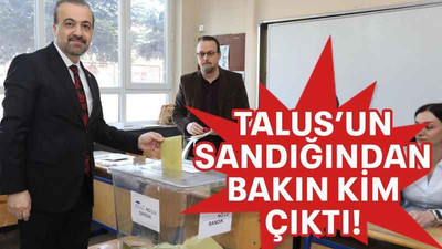Talus’un sandığından bakın kim çıktı!